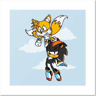 Tails and Shadow Sonic Posters and Art